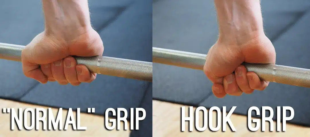 normal versus hook grip